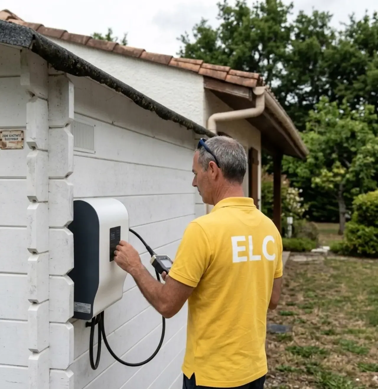 Borne de recharge IRVE à Nanterre