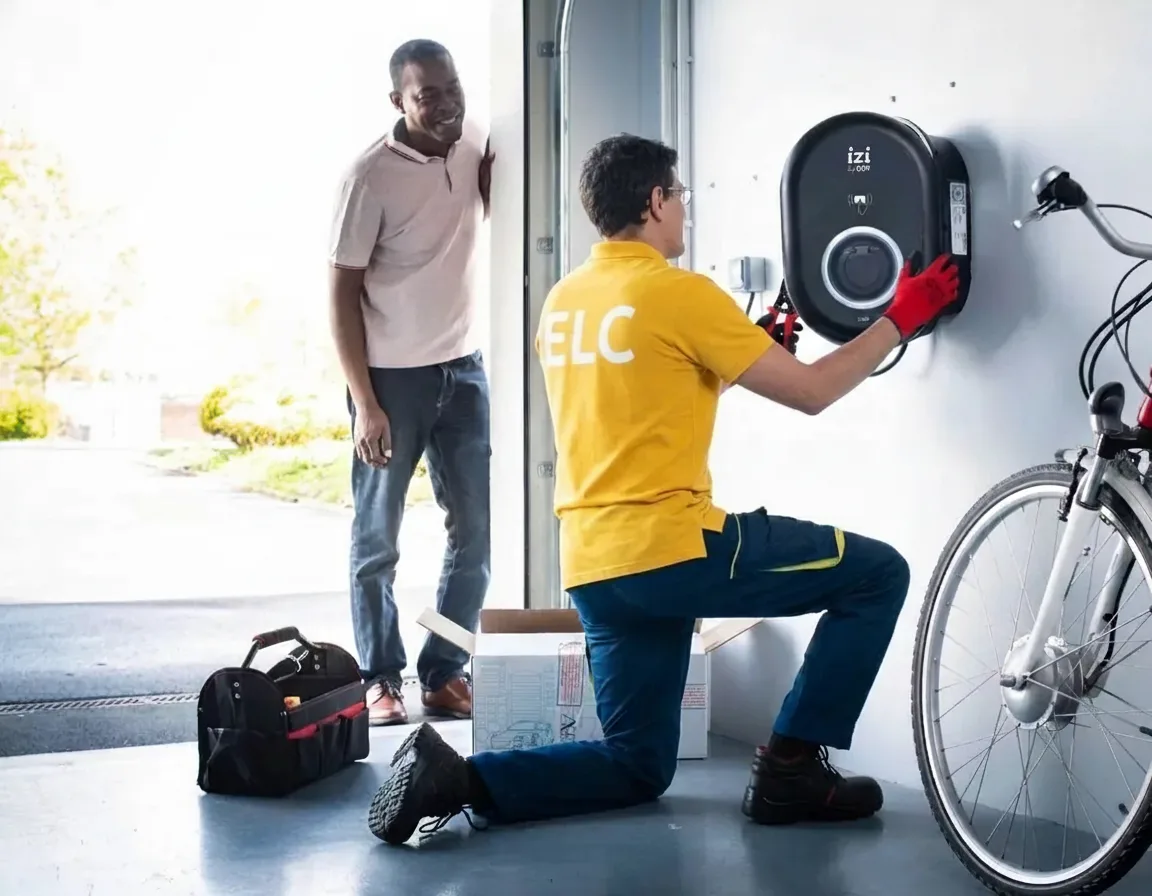 Borne de recharge IRVE à Nanterre
