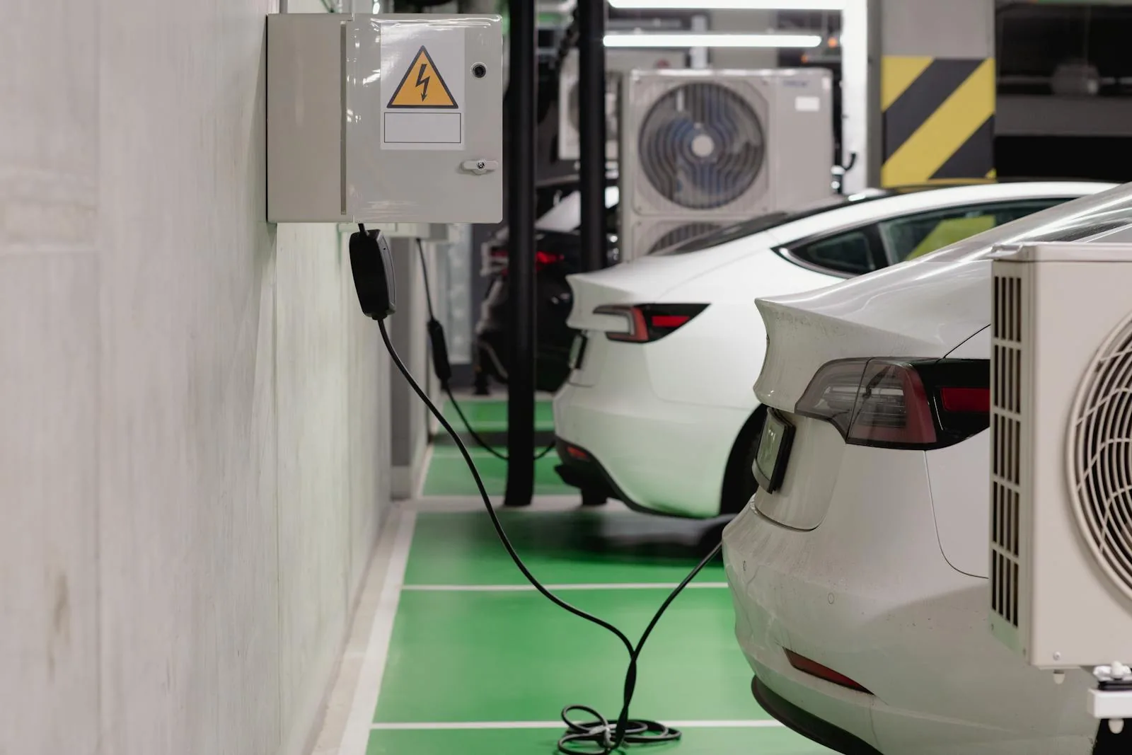 Borne de recharge IRVE à Nanterre