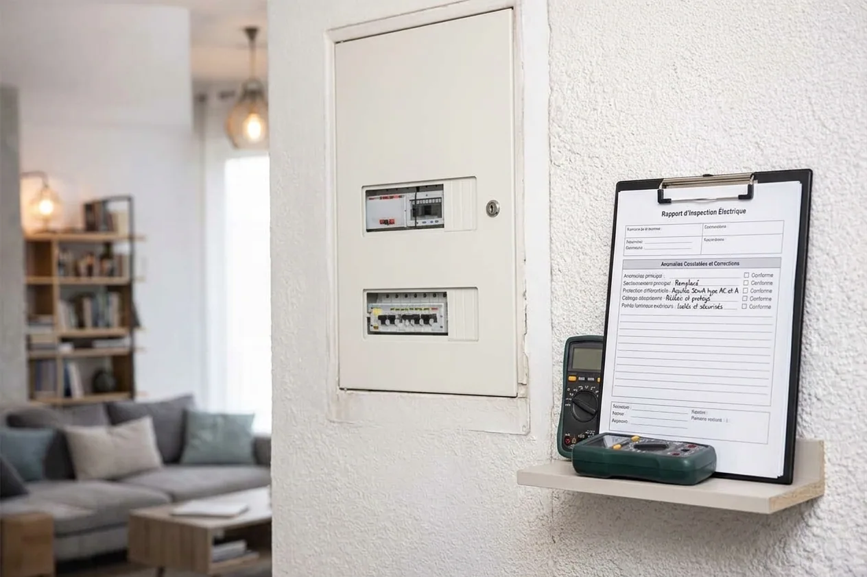 Électricien à Nanterre — après (chantier 1)